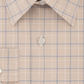 Camisa xadrez masculina Van Heusen com botões e estampa regular, tamanho GG, bege, multicolorido