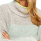 Suéter cropped Sunbrite feminino Free People cinza tamanho pequeno