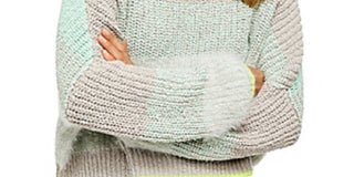 Suéter cropped Sunbrite feminino Free People cinza tamanho pequeno