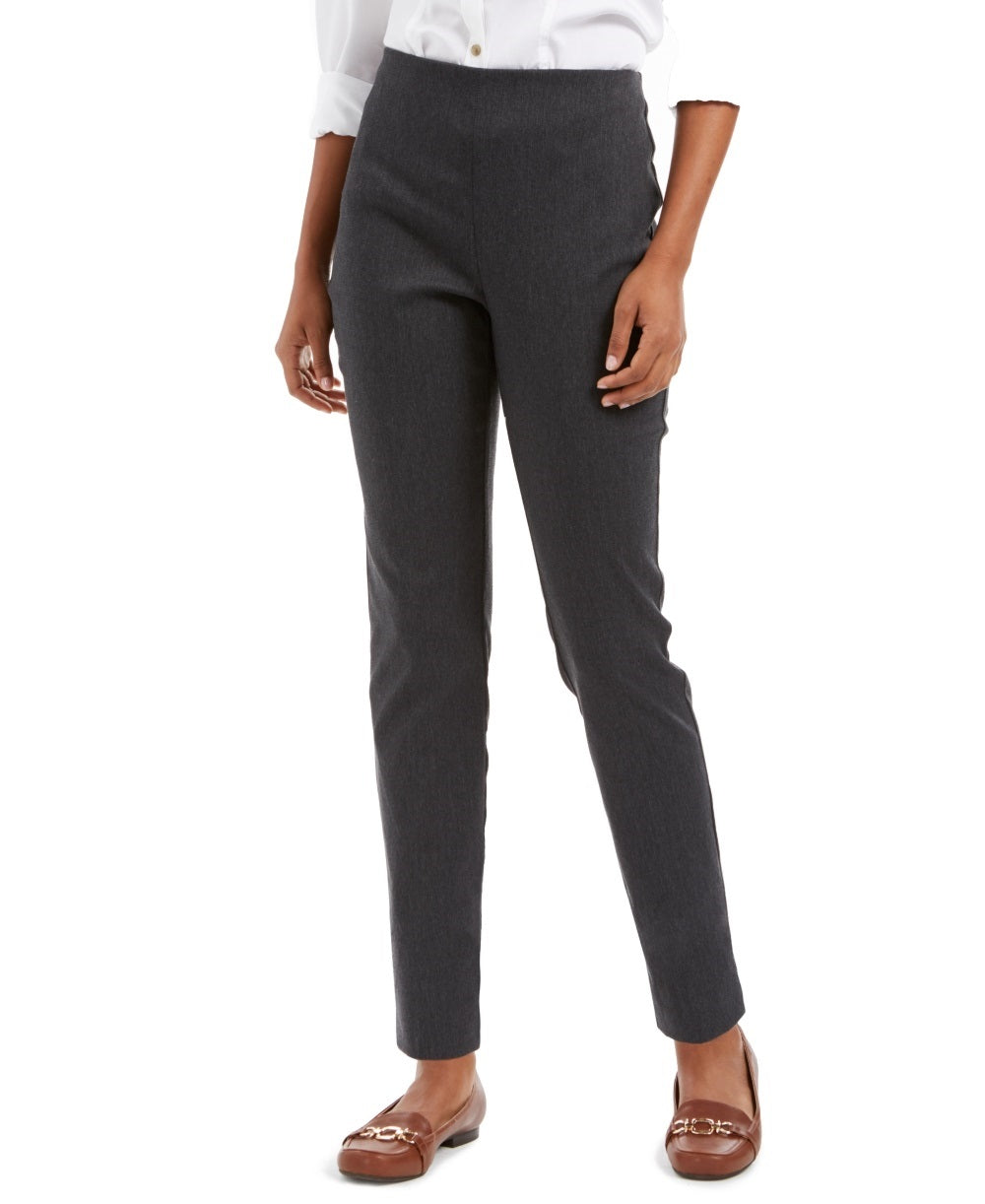 Calça skinny Chelsea Tummy Control feminina Charter Club, cinza, tamanho 16