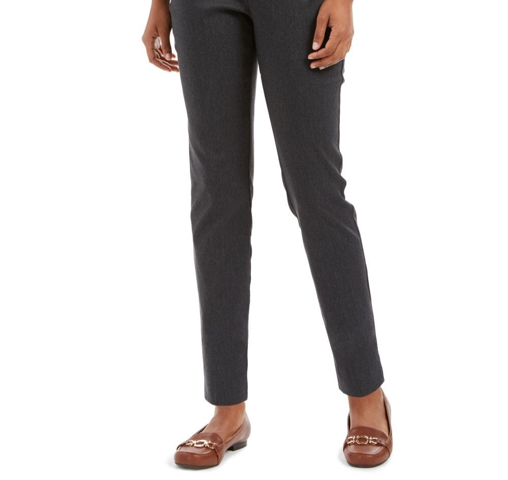 Calça skinny Chelsea Tummy Control feminina Charter Club, cinza, tamanho 16