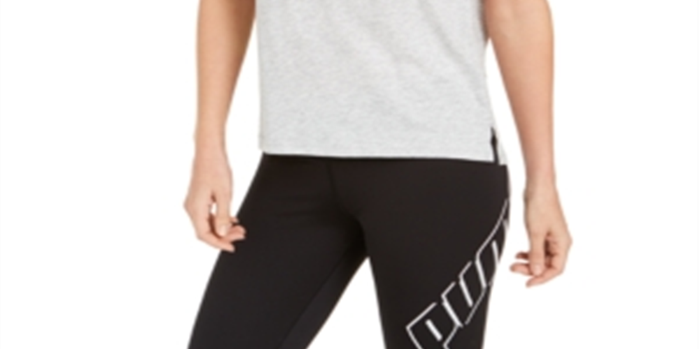 Camiseta Puma Modern Sport Logo Feminina Cinza Tamanho G