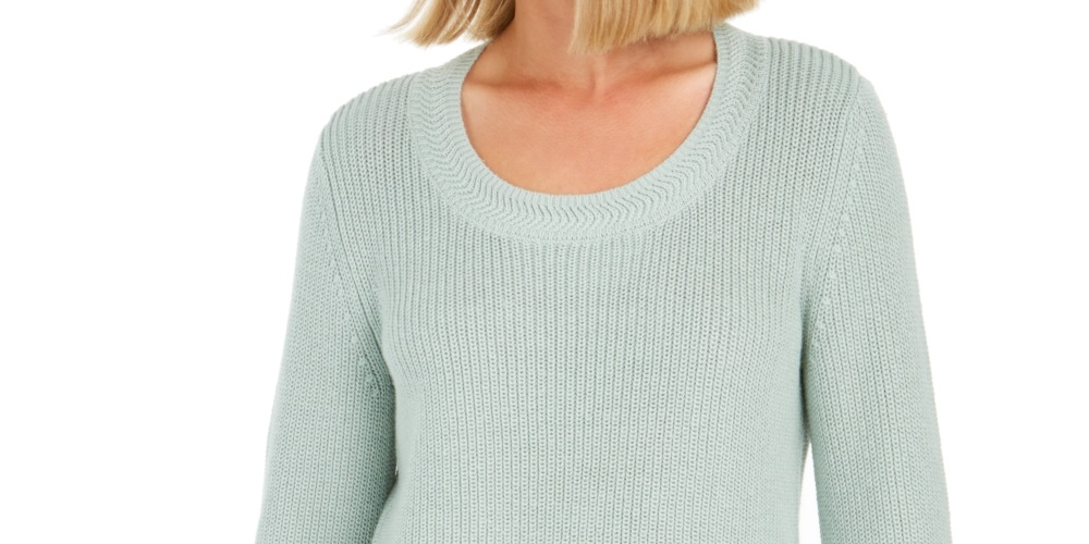 Suéter pulôver feminino estilo boxy knit verde tamanho extragrande