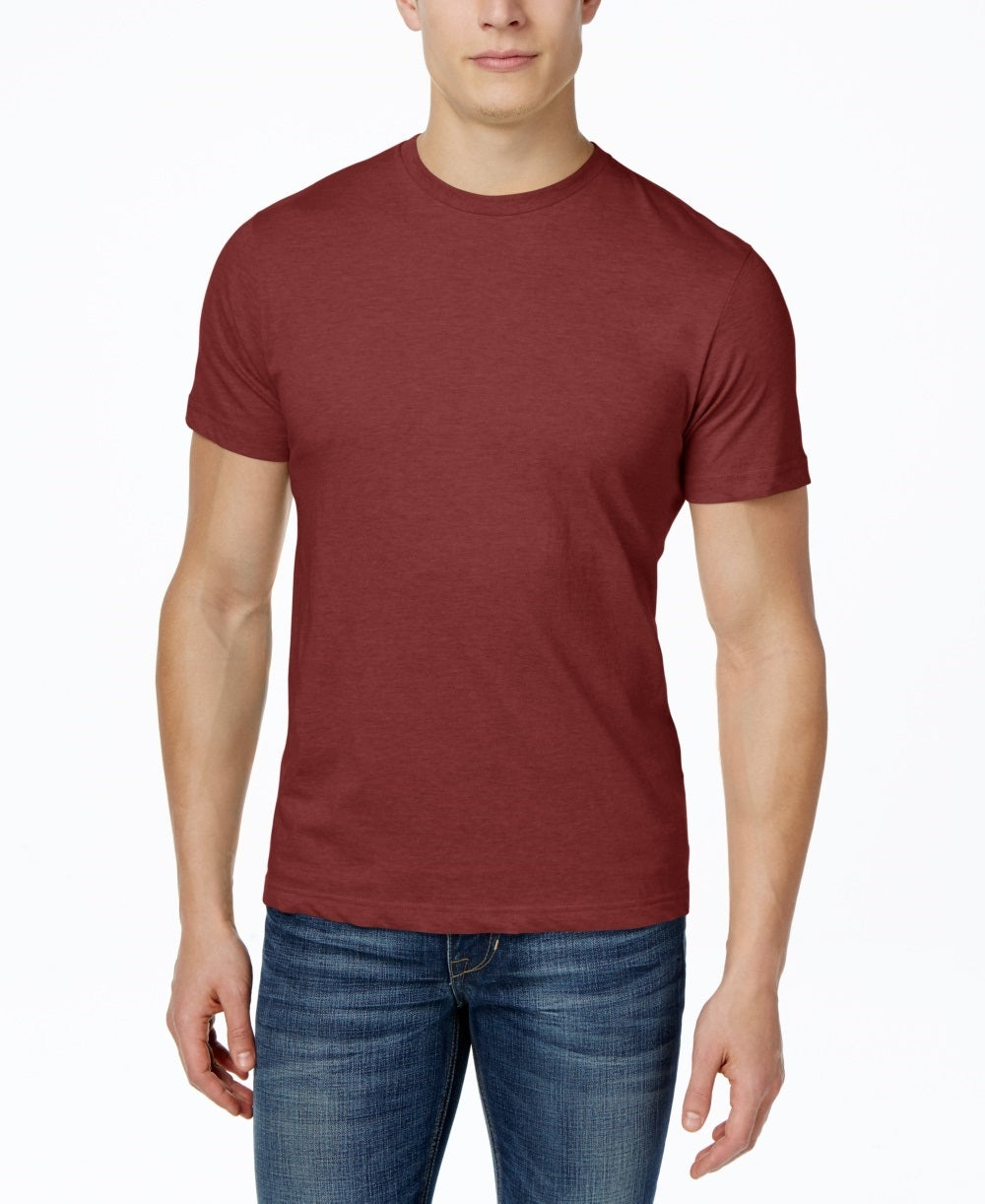 Camiseta masculina Alfani Crew vermelha tamanho XXG