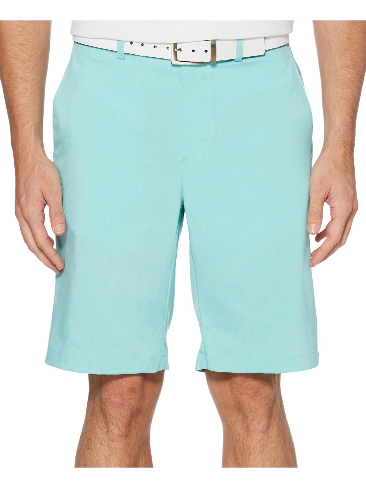 Shorts elásticos Moionflux 360 masculinos PGA Tour, azul-petróleo, tamanho 42