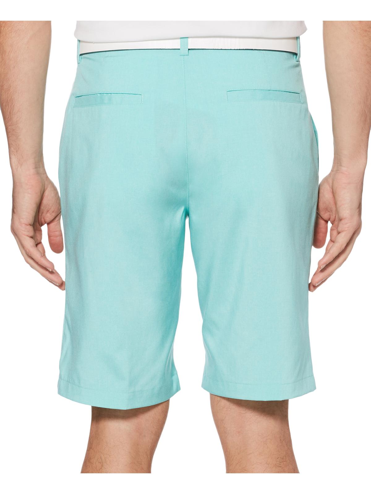 Shorts elásticos Moionflux 360 masculinos PGA Tour, azul-petróleo, tamanho 42