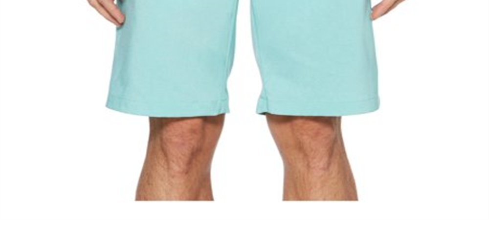 Shorts elásticos Moionflux 360 masculinos PGA Tour, azul-petróleo, tamanho 42