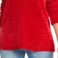 Karen Scott Suéter Feminino Gola V Chenille Vermelho Tamanho Pequeno Pequeno