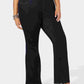 Calça jeans flare plus size feminina INC International Concepts, azul, tamanho pequeno e slim