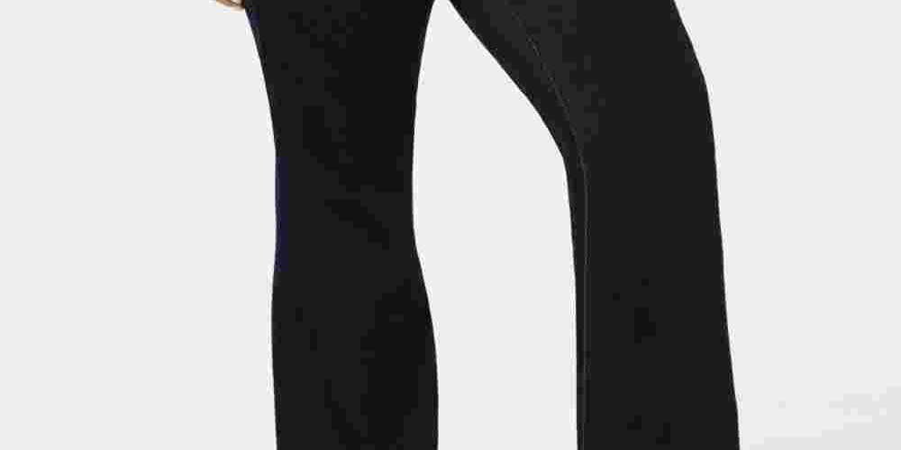 Calça jeans flare plus size feminina INC International Concepts, azul, tamanho pequeno e slim