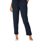 Calça utilitária com punho e fecho pull-on feminina Style &amp; Co, azul, tamanho 8