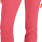 Calça jeans feminina Charter Club Lexington Tummy Control com perna reta, vermelha, tamanho 12