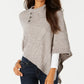 Poncho envelope feminino Karen Scott cinza tamanho G/GG