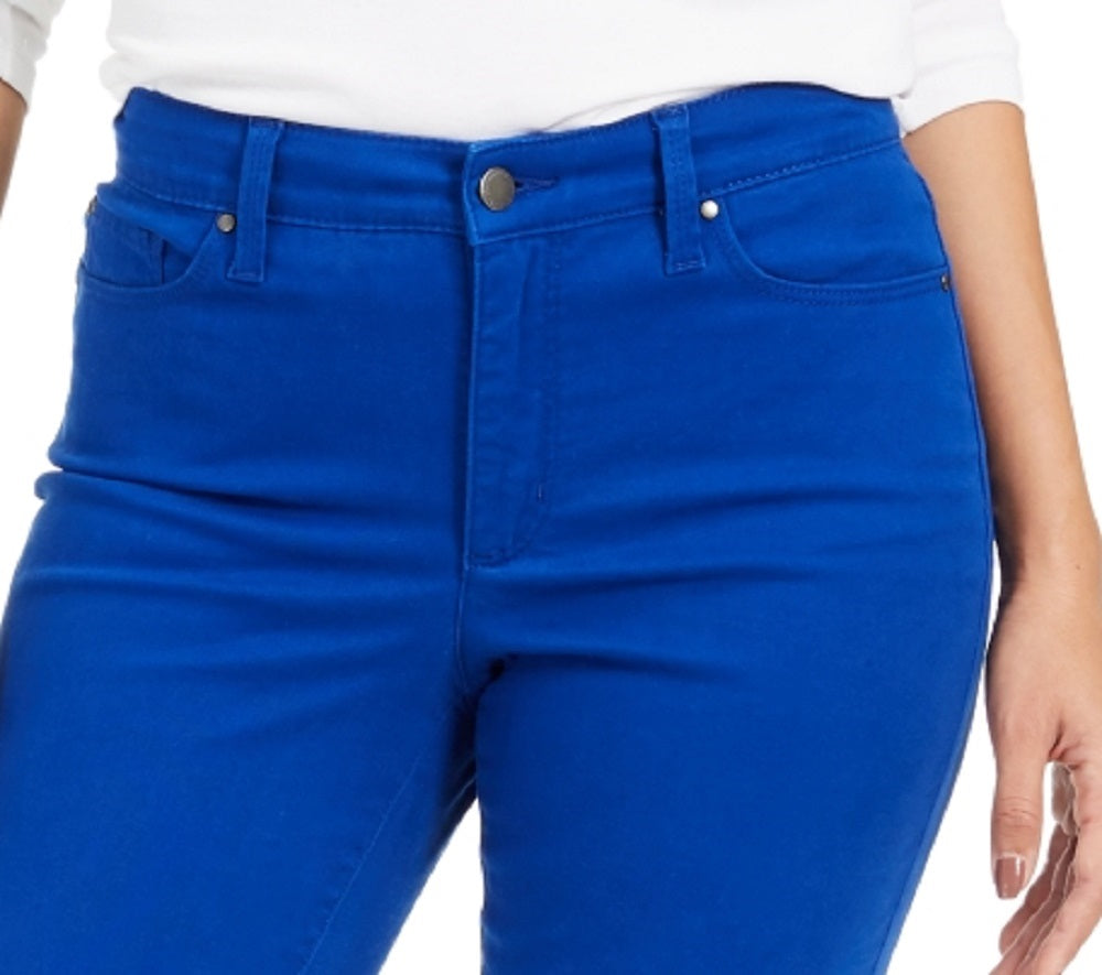 Calça jeans feminina Lexington reta azul tamanho 10 da Charter Club