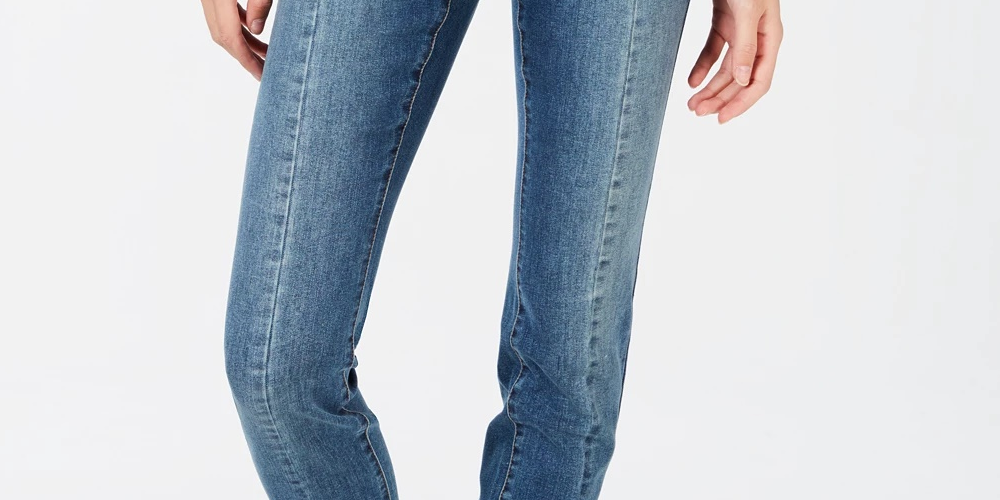 Calça jeans feminina azul INC International Concepts tamanho azul tamanho 0