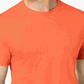 Camiseta Masculina Club Room Exotic Crewneck Manga Curta Laranja Tamanho X-G