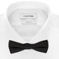 Calvin Klein X Masculino Extra-Slim Fit Formal Branco Punho Francês Camisa Social Smoking e Conjunto de Gravata Borboleta Lisa Pré-Amarrada Tamanho Branco 17X34-35