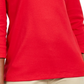 Karen Scott Blusa Feminina Pequena com Estampa de Concha Vermelha Brilhante Tamanho Pequeno Médio