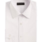Camisa de botão separada Alfani masculina Cube Suit, branca, tamanho P