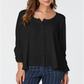 Blusa feminina estilo swing preta tamanho pequeno M