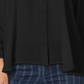 Blusa feminina estilo swing preta tamanho pequeno M