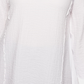 Alfred Dunner Top Feminino com Acabamento em Treliça Cravejada, Branco, Tamanho Pequeno, Extra Grande