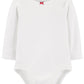 Body Carter's para bebês meninas, saia xadrez, vermelho, tamanho 6 meses