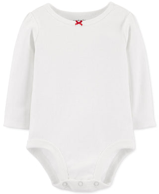 Body Carter's para bebês meninas, saia xadrez, vermelho, tamanho 6 meses