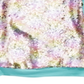Beautees Big Girl's Flip Rainbow Sequin Top Azul Tamanho X-Grande