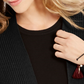 Cardigan feminino com manga comprida e nervuras, estilo &amp; co, aberto, preto, tamanho pequeno