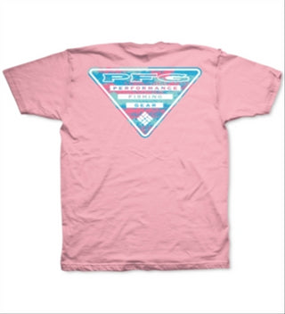 Camiseta Columbia Masculina Pfg Heche Logo Graphic Rosa Tamanho G