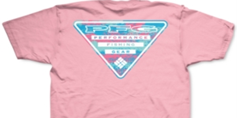 Camiseta Columbia Masculina Pfg Heche Logo Graphic Rosa Tamanho G