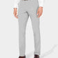 Calça social masculina Kenneth Cole Slim Fit Stretch, tamanho 34x34, prateada