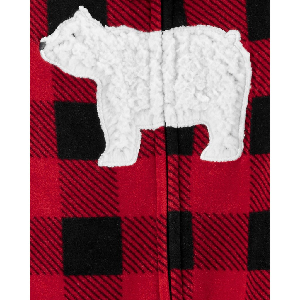 Carter's Boy's Footies Dinossauro Infantil Vermelho Tamanho 9 M