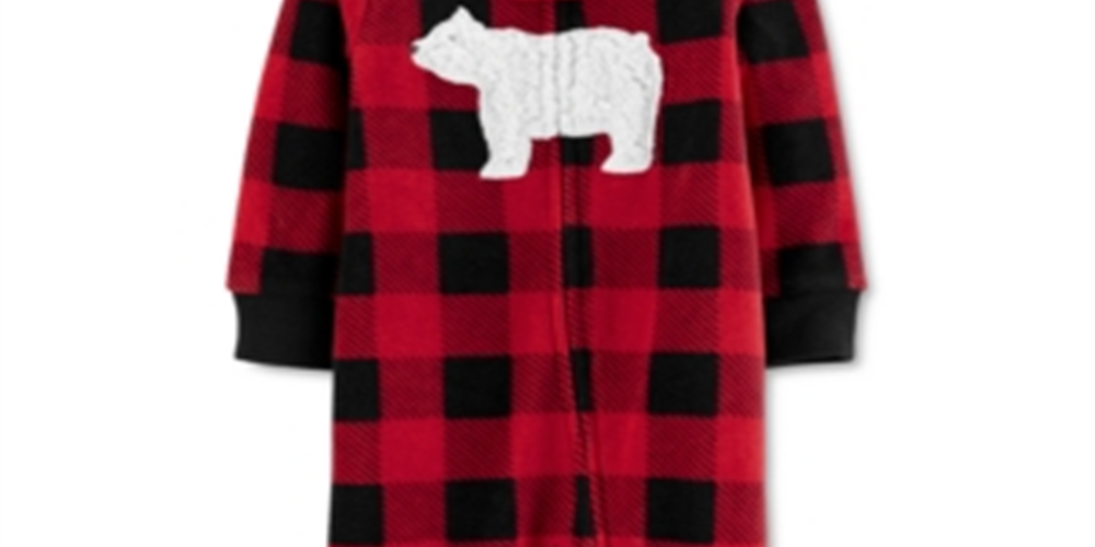 Carter's Boy's Footies Dinossauro Infantil Vermelho Tamanho 9 M
