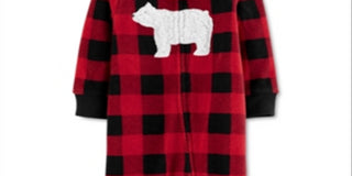 Carter's Boy's Footies Dinossauro Infantil Vermelho Tamanho 9 M