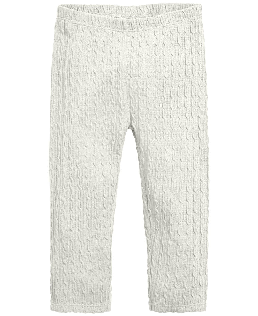 Leggings texturizadas para crianças pequenas First Impressions para meninas, tamanho 3T, branca
