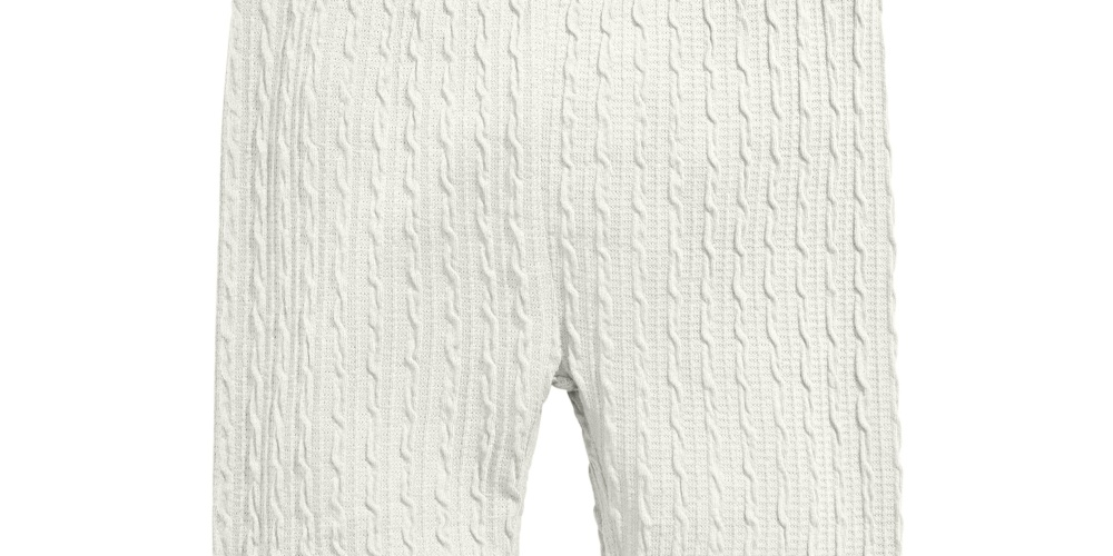 Leggings texturizadas para crianças pequenas First Impressions para meninas, tamanho 3T, branca