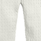 Leggings texturizadas para crianças pequenas First Impressions para meninas, tamanho 3T, branca