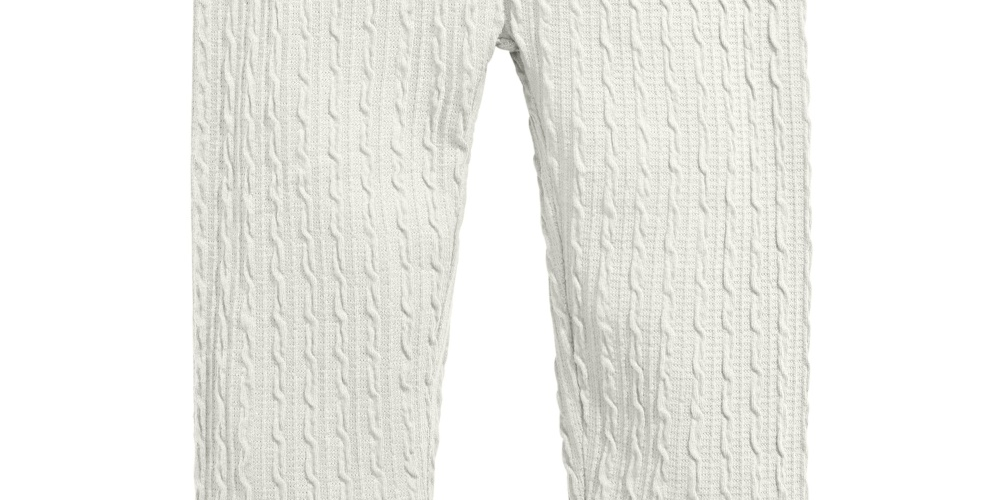 Leggings texturizadas para crianças pequenas First Impressions para meninas, tamanho 3T, branca