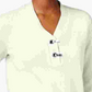Karen Scott Suéter Feminino Manga Longa Gola V Embelezado Branco Tamanho X-G