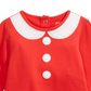 Body infantil First Impressions para meninas, Sra. Claus, vermelho, tamanho 6-9