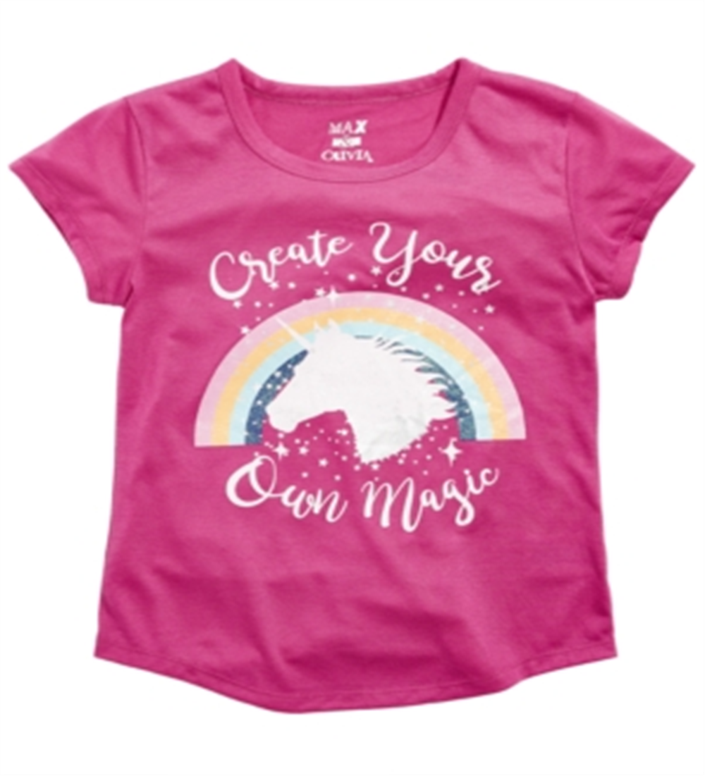 Pijama estampado mágico para meninas Max &amp; Olivia Little &amp; Big, roxo, tamanho GG 14/16