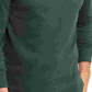 Camisa casual masculina Club Room com acabamento canelado e camadas, verde, tamanho grande