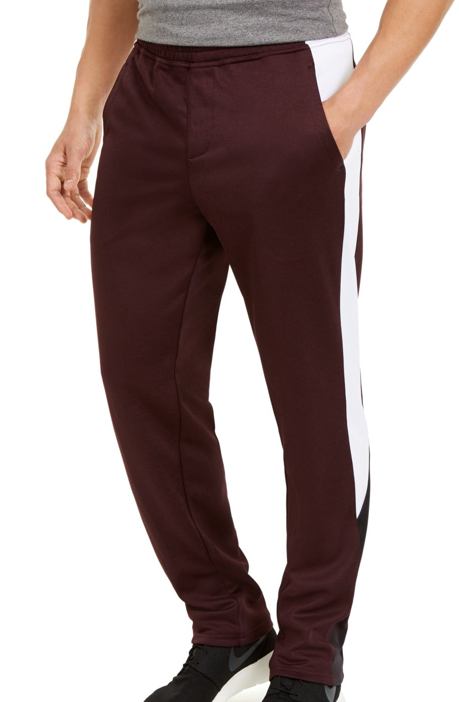 Calça de moletom masculina Ideology Performance vermelha tamanho médio