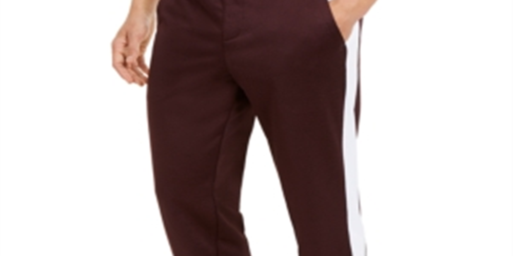 Calça de moletom masculina Ideology Performance vermelha tamanho médio