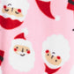 Carter's Girl's Print Santa Fleece Footie Rosa Tamanho 5T