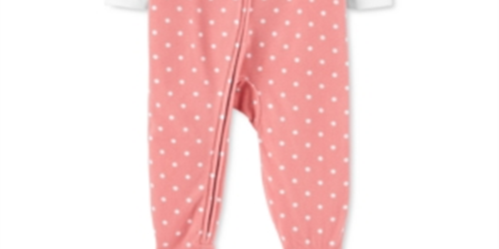 Pijama Carter's Baby Girl Unicorn Fleece Rosa Tamanho 24MOS