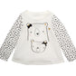 Camiseta infantil First Impressions Cotton Bears, tamanho 6, branca