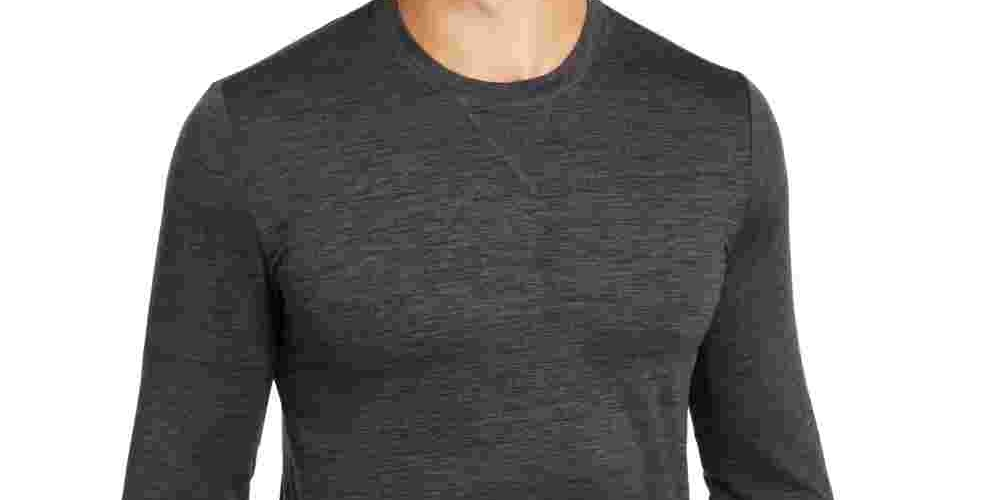 Camiseta masculina de manga comprida Ultra Lux 32 Degrees, branca, tamanho pequeno